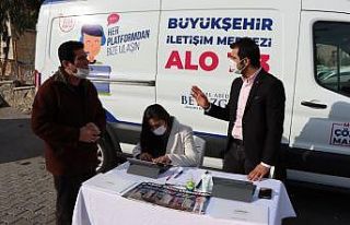 Şanlıurfa’da mobil aracı çözüm üretiyor