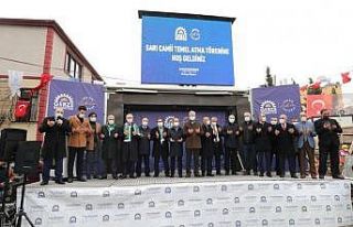 Sarı Cami Projesi’nin temeli dualarla atıldı