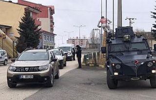 Sarıkamış’ta polisten sıkı denetim