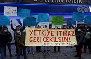 Sarıyer Belediyesi işçilerinden toplu sözleşme...