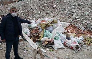 Şehir merkezine yakışmayan görüntü