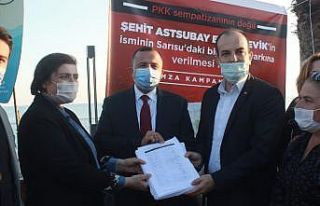 Şehit Astsubay Esma Çevik Parkı için 10 bin imza