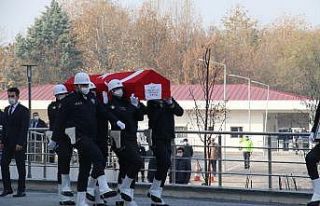 Şehit polis memuru Metin Gülmez son yolculuğuna...