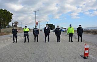 Selendi’de polis ve jandarmadan huzur uygulaması