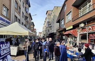 Semt pazarında HES kontrolü