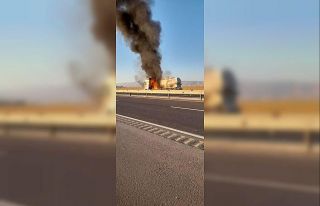 Seyir halindeki LPG tankeri alev aldı