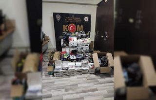Silifke’de kaçak tütün ve makaron operasyonu