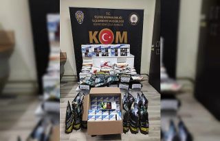 Silifke’de kaçak tütün ve makaron operasyonunda...