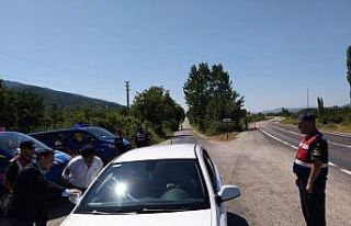 Simav’da 75 araç trafikten men edildi