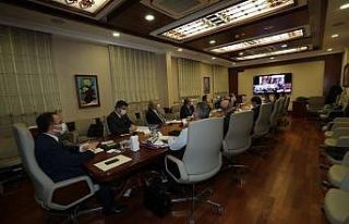 Sınır illerinin valileri online olarak toplandı