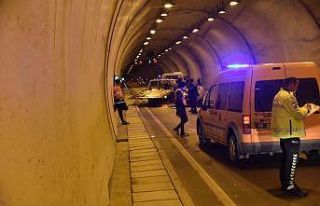 Sinop’ta tünelde kaza: 2 yaralı