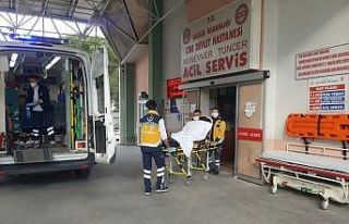 Sırtına saçma isabet eden motosiklet sürücüsü...