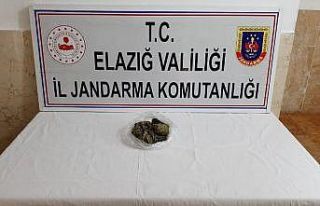 Sırtına sardığı uyuşturucuyla yakalandı