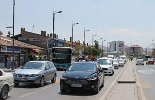 Sivas’ta araç sayısı 165 bini aştı