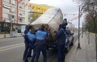 Sokağa çıkma kısıtlamasında ’çekçekçi’...