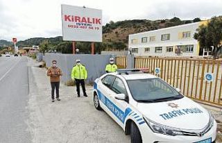 Söke’de droneli trafik denetimi yapıldı