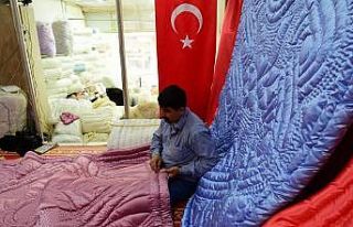 Son yorgancı çırağı mesleği yaşatmaya çalışıyor