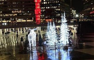 Stockholm sokakları ışıl ışıl