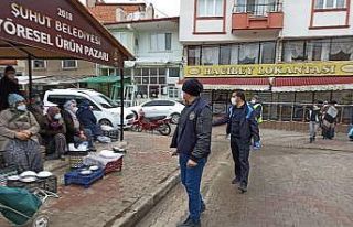 Şuhut’ta ’Yöresel Ürünler Pazarı’nda korona...