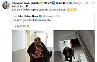 Süleyman Soylu’dan ’Türk Polisi’ paylaşımı