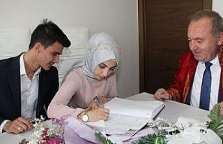 Sungurlu’da 2020 yılında 223 çift evlendi