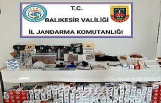 Susurluk’ta kaçak tütün operasyonu