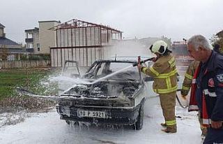 Susurluk’ta kontak yapılan otomobil kullanılamaz...