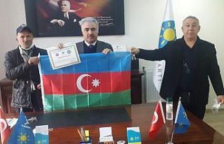 TADDEF’TEN Başkan Ata"ya teşekkür belgesi