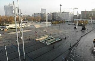 Taksim Meydanı boş kaldı
