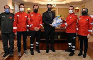 TAMGA Vali Okay Memiş’i ziyaret etti