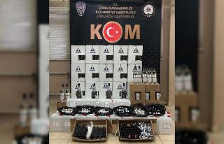 Tekirdağ’da 231 litre etil alkol ele geçirildi