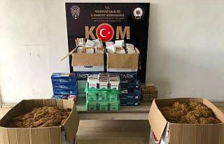 Tekirdağ’da kaçak tütün operasyonu