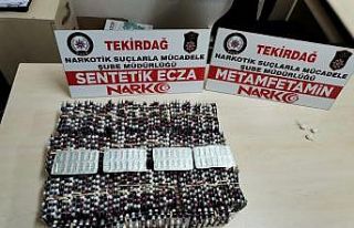 Tekirdağ’da şüpheli araçtan uyuşturucu hap...