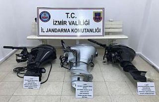 Tekne motoru hırsızı 4 kişi operasyonla yakalandı
