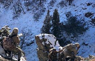 Terör örgütünün geçiş güzergahında drone...