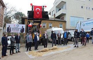 Terzialan Belediyesi’ne hibe araçlar dua ile hizmete...