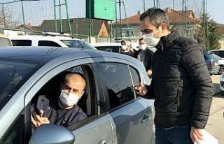 Test yaptırmaya giden sürücü, emniyet kemerinden...