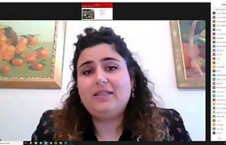 THY Mühendisi Küçükoğlu online konferansla öğrencilerle...