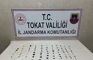 Tokat’ta 127 parça tarihi eser ele geçirildi