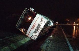 Trafik kazası 2 yaralı