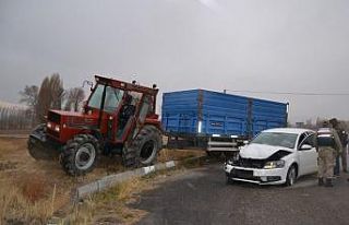 Trafik kazası 2’si Çocuk 5 yaralı