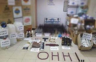 Turgutlu polisinden “Ohh” isimli kaçak içki...