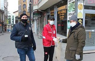 Türk Kızılayı kısıtlamadan muaf olan personelleri...