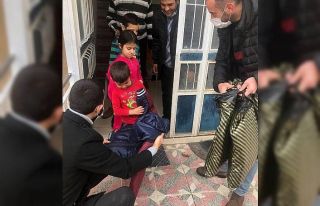 Türkmen çocuklar bu kış üşümeyecek