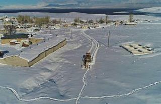 Tuşba Belediyesi’nin karla mücadele çalışmaları