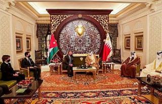 Ürdün Kralı 2. Abdullah, Bahreyn Kralı Hamed bin...