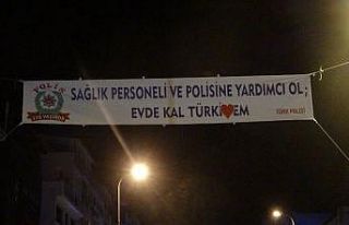 Uşak sokakları sessizliğe büründü