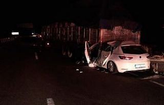 Uşak’ta trafik kazası;1 ölü