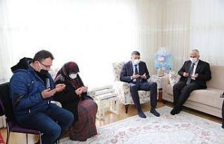 Vali Çelik’ten, şehit asker Osman Güler’in...