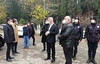 Vali Gül, patlamada ölenlerin yakınları ile görüştü